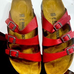 Birkenstock Florida 3 strap Red Size 40/9